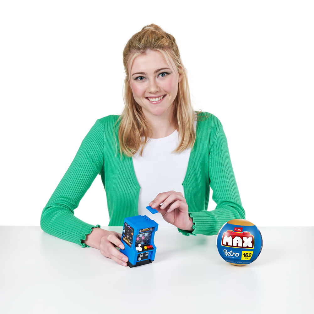 Blocos de Montar Max Premium Retrô - Fliperama 162 pçs - Imagem 5