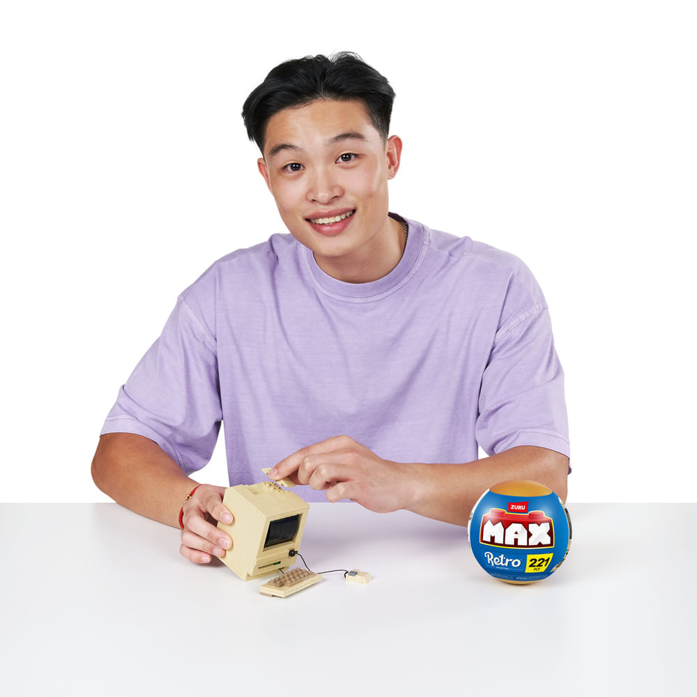 Blocos de Montar Max Premium Retrô - Computador 221 pçs - Imagem 5