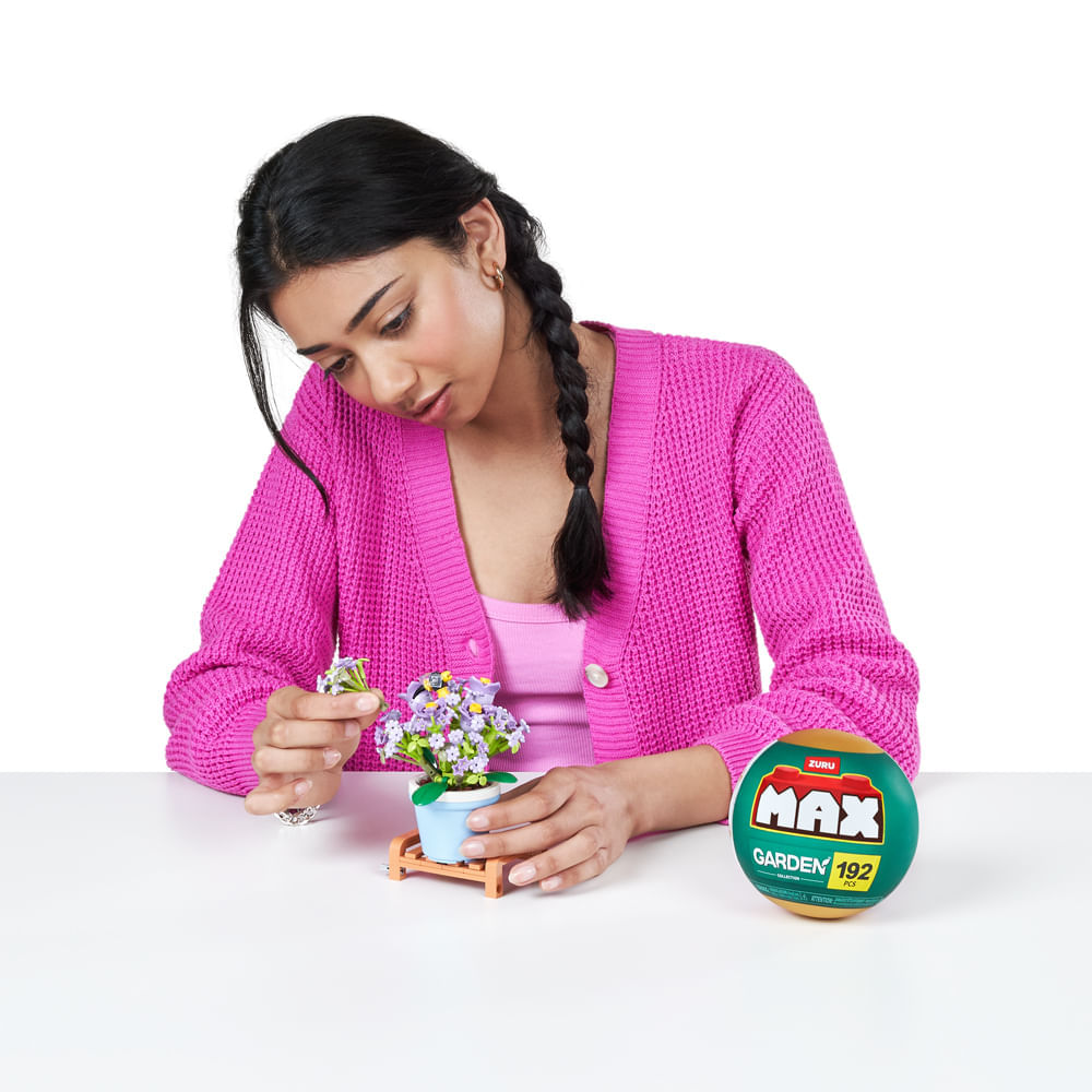 Blocos de Montar Max Premium Garden - Campânula 192 pçs - Imagem 5