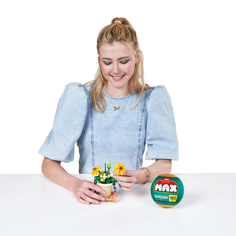 Blocos de Montar Max Premium Garden - Cosmos 152 pçs - Imagem 5