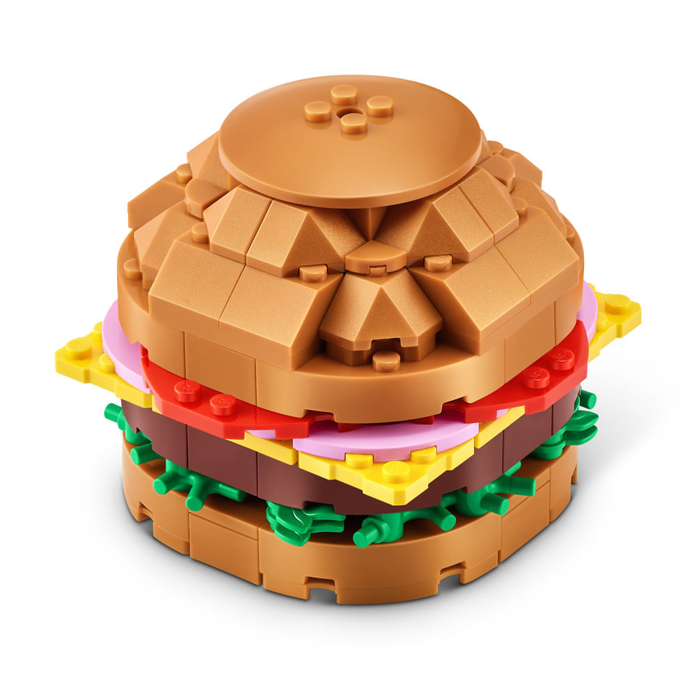 Blocos de Montar Max Premium Snacks - Hambúrguer 136 pçs - Imagem 4