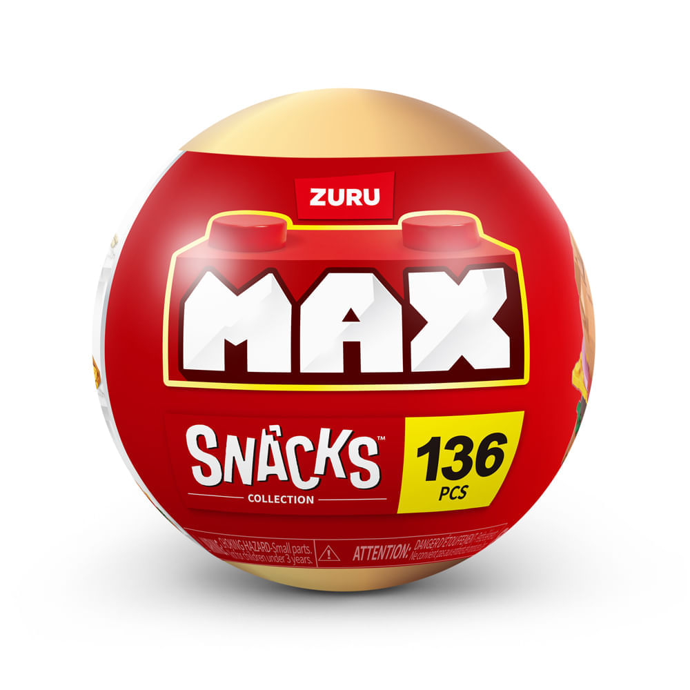 Blocos de Montar Max Premium Snacks - Hambúrguer 136 pçs - Imagem 6