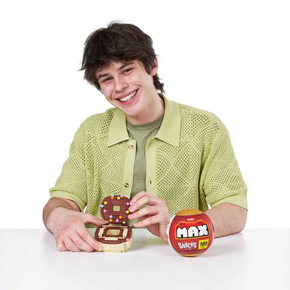 Blocos de Montar Max Premium Snacks - Donut 189 pçs - Imagem 5