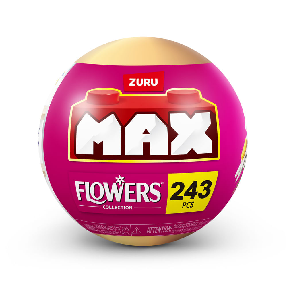 Blocos de Montar Max Premium Flowers - Margarida 243 pçs - Imagem 7
