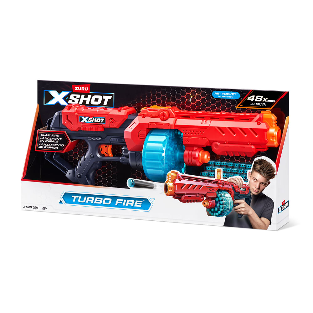 Lançador de Dardos X-Shot Red - Turbo Fire - Imagem 6