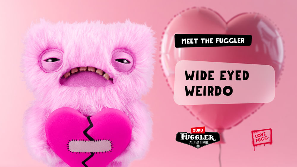 Pelúcia Fuggler Love Fuggs 23cm - Rosa - Imagem 4