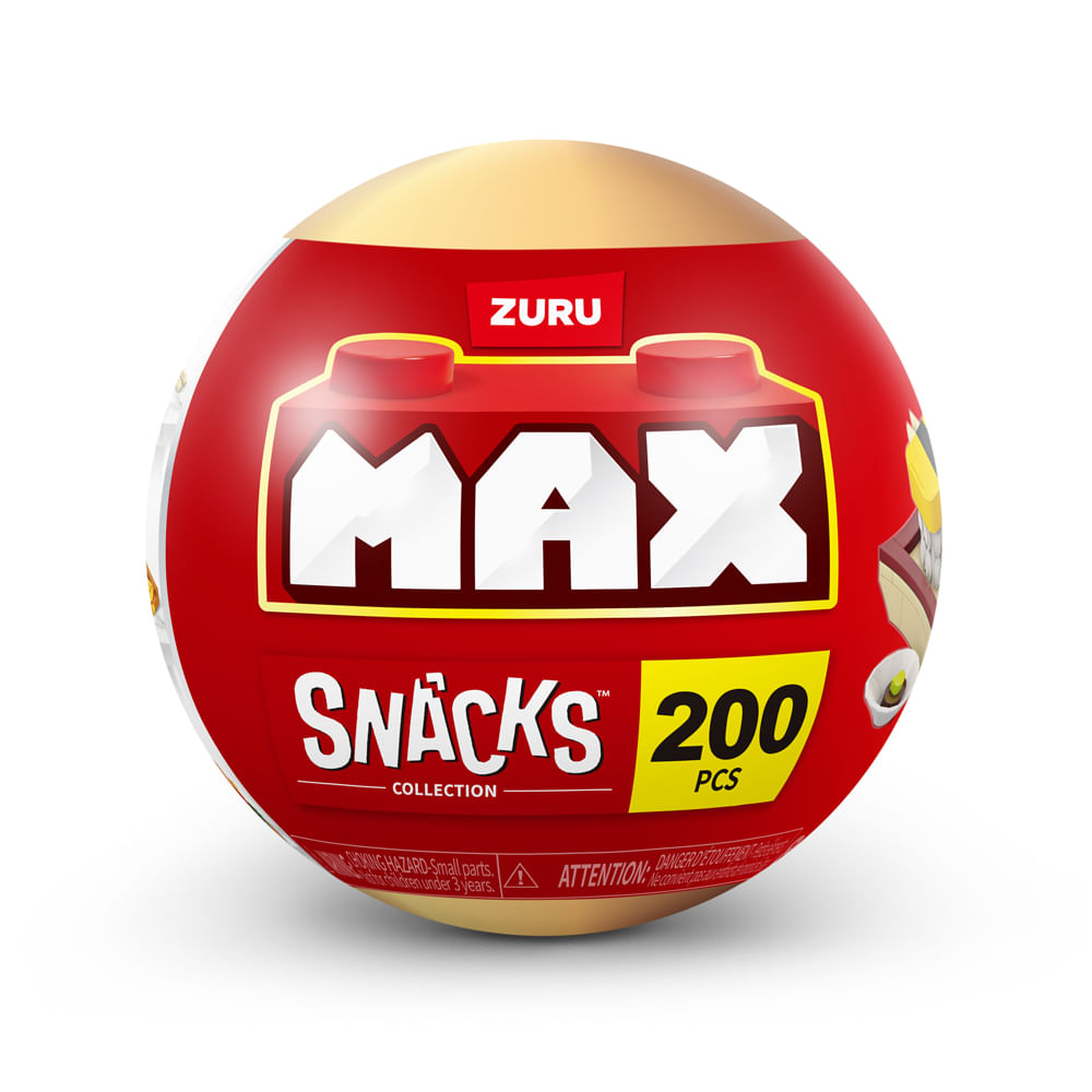 Blocos de Montar Max Premium Snacks - Pizza 114 pçs - Imagem 5