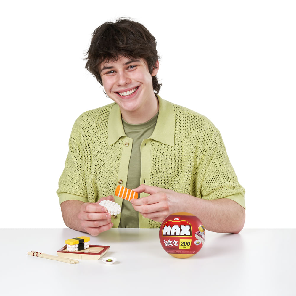 Blocos de Montar Max Premium Snacks - Sushi 200 pçs - Imagem 3
