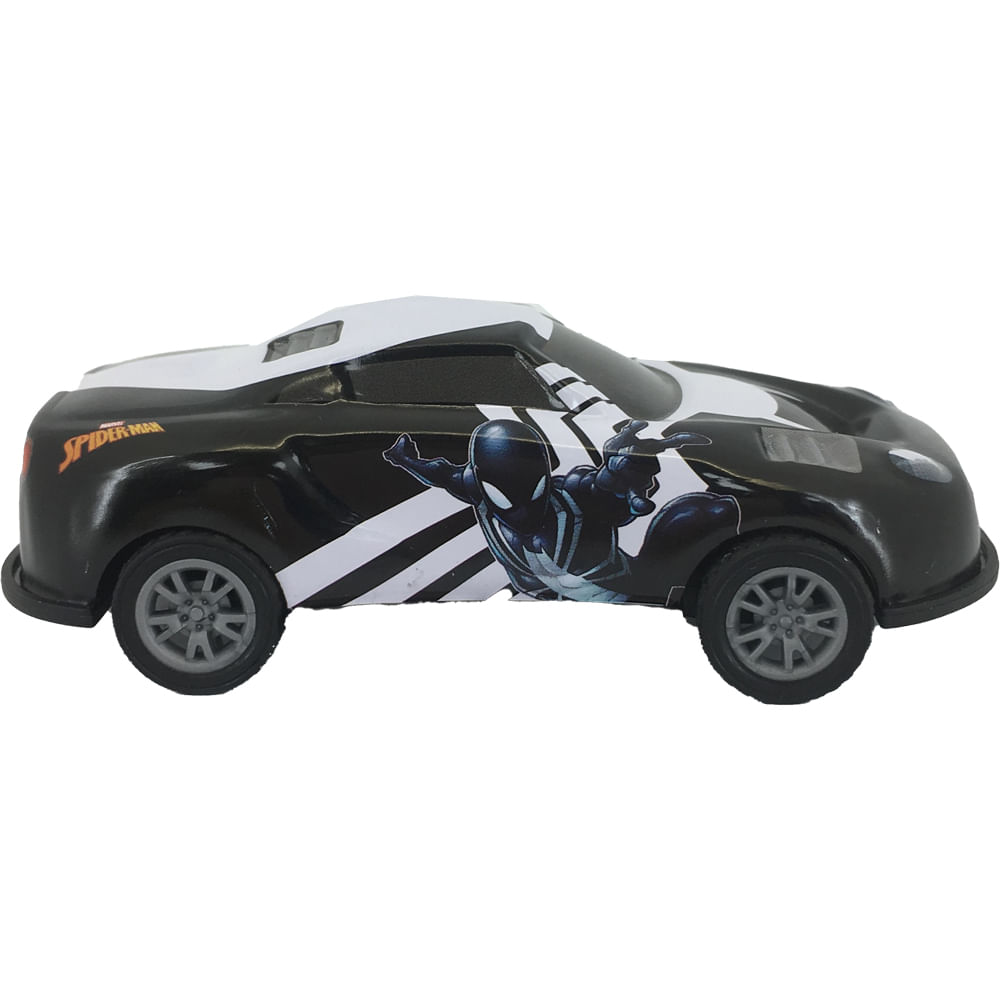 Mini Carrinho Pull Back Homem Aranha - Symbiote