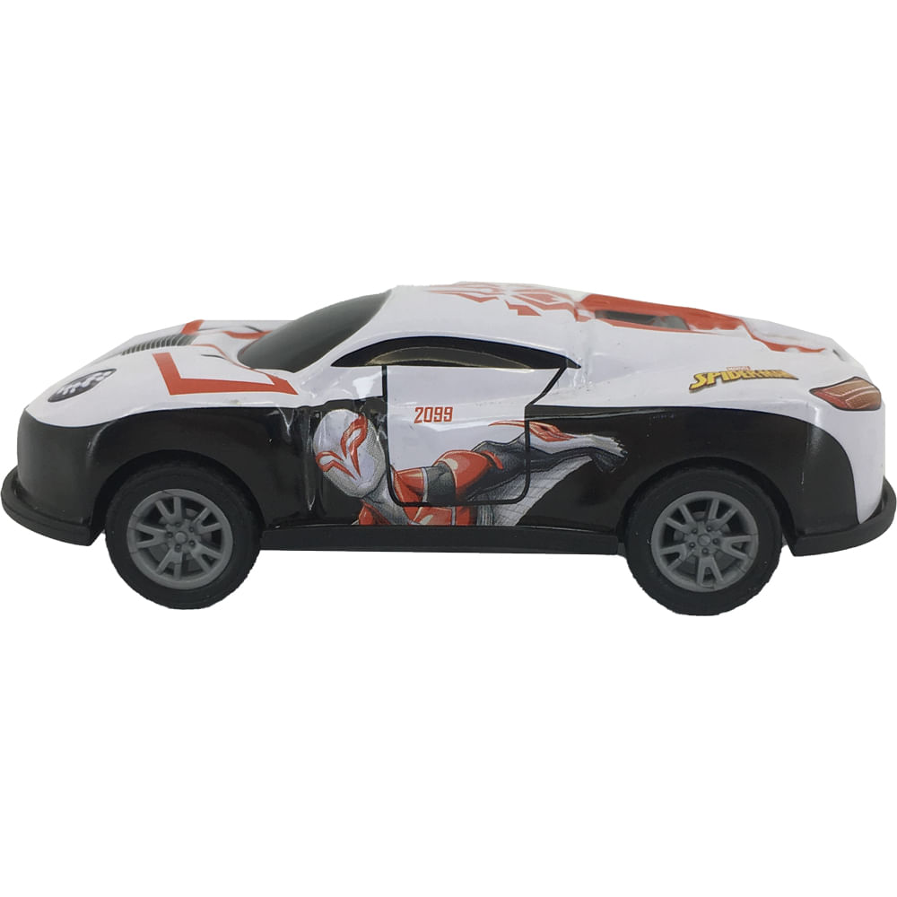Mini Carrinho Pull Back Homem Aranha - Spiderman 2099 - Imagem 3