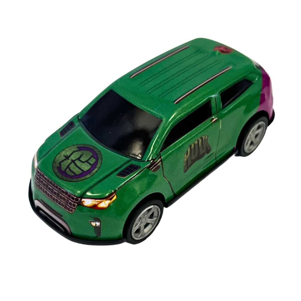 Mini Carrinho Pull Back Vingadores - Hulk