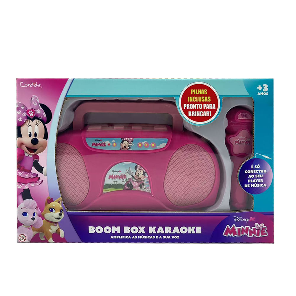 Boombox Karaoke Infantil Minnie - Imagem 3