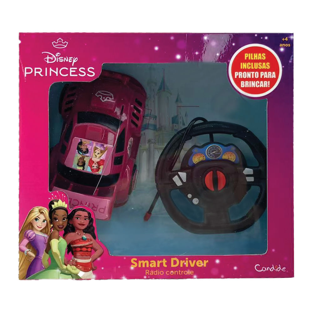 Carrinho de Controle Remoto Smart Driver - Princesas - Imagem 4