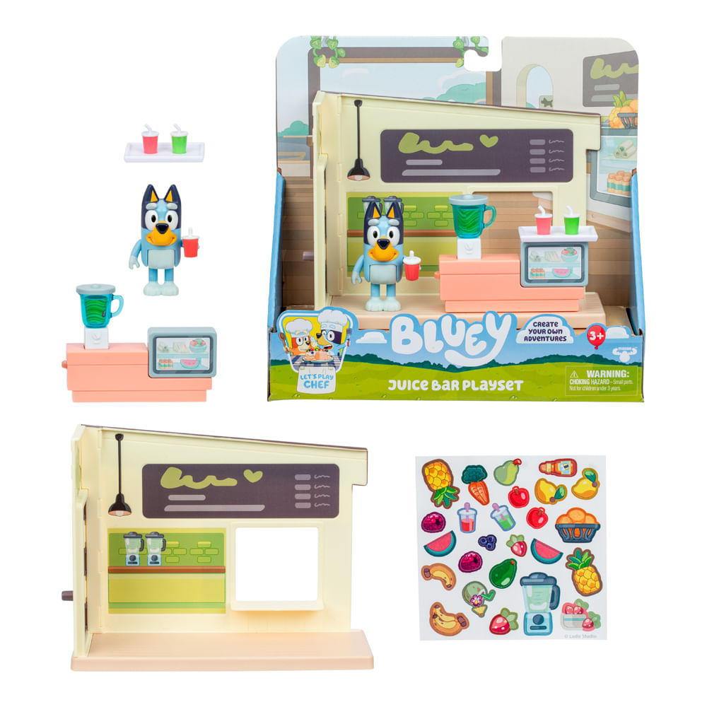 Mini Playset Barraca de Suco Bluey - Imagem 3