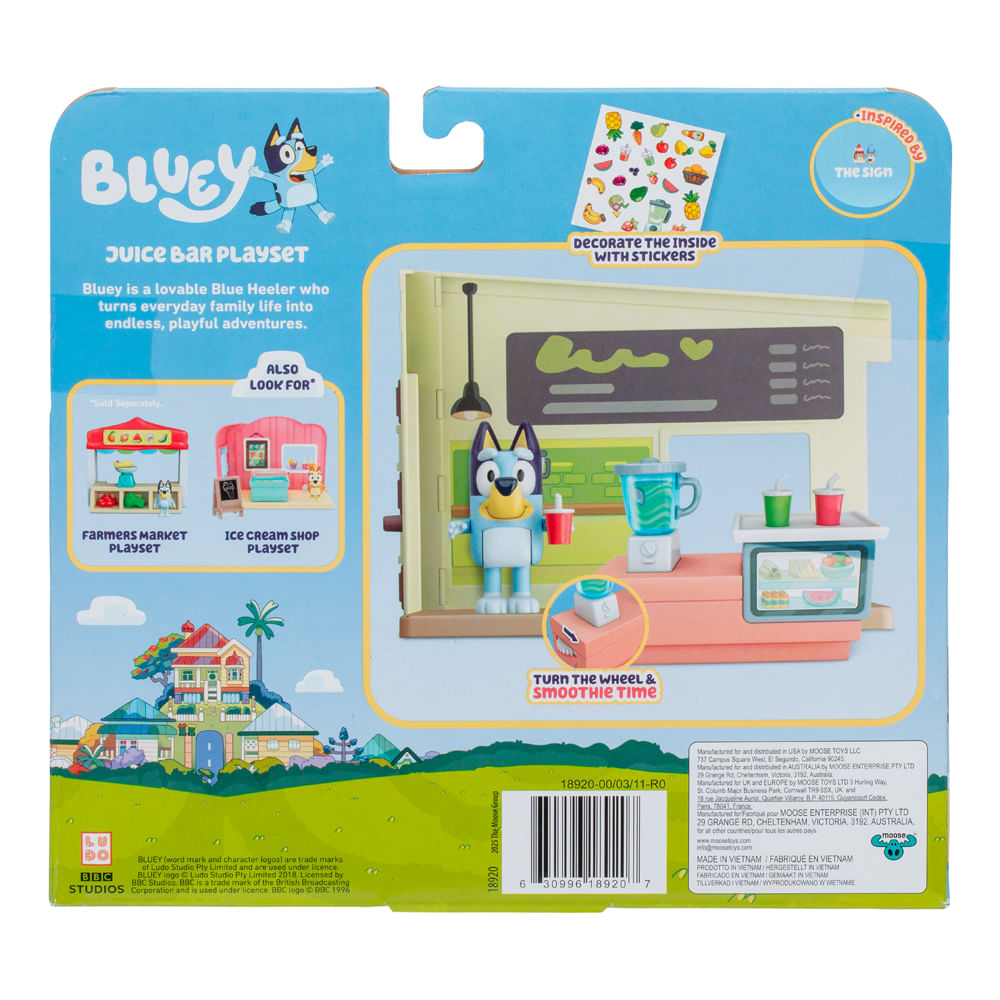 Mini Playset Barraca de Suco Bluey - Imagem 5
