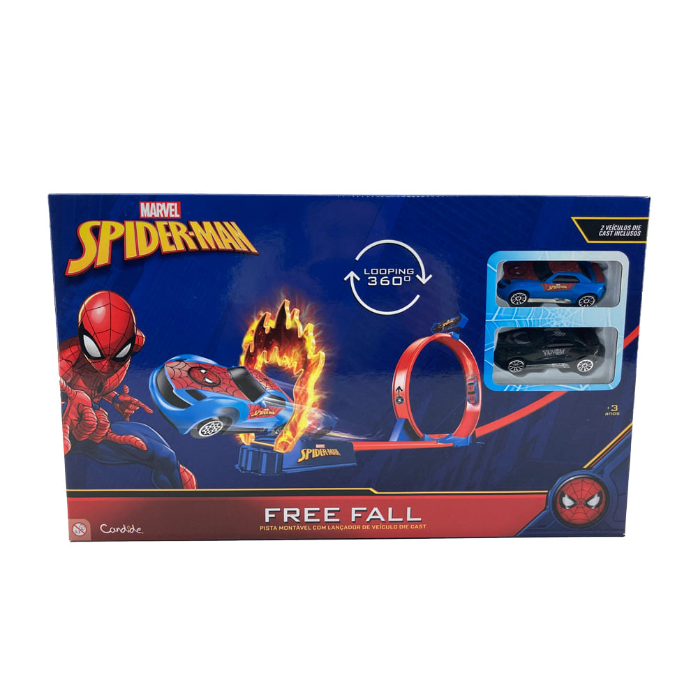 Pista para miniveículos Homem-Aranha - Queda Livre - Imagem 2