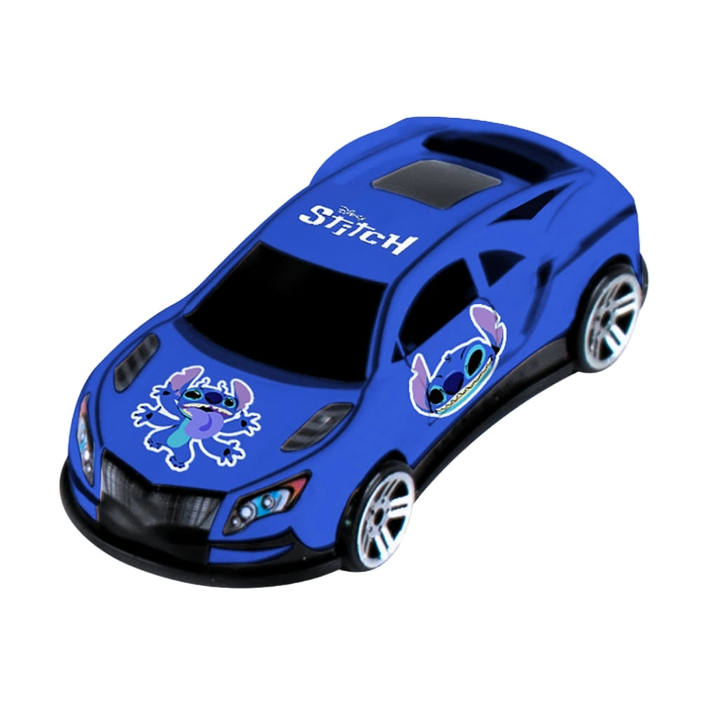Mini Carrinho Pull Back Stitch Roxo - Imagem 2