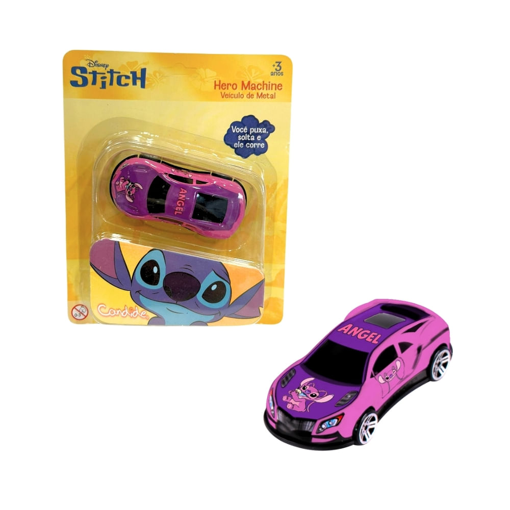 Mini Carrinho Pull Back Stitch Angel