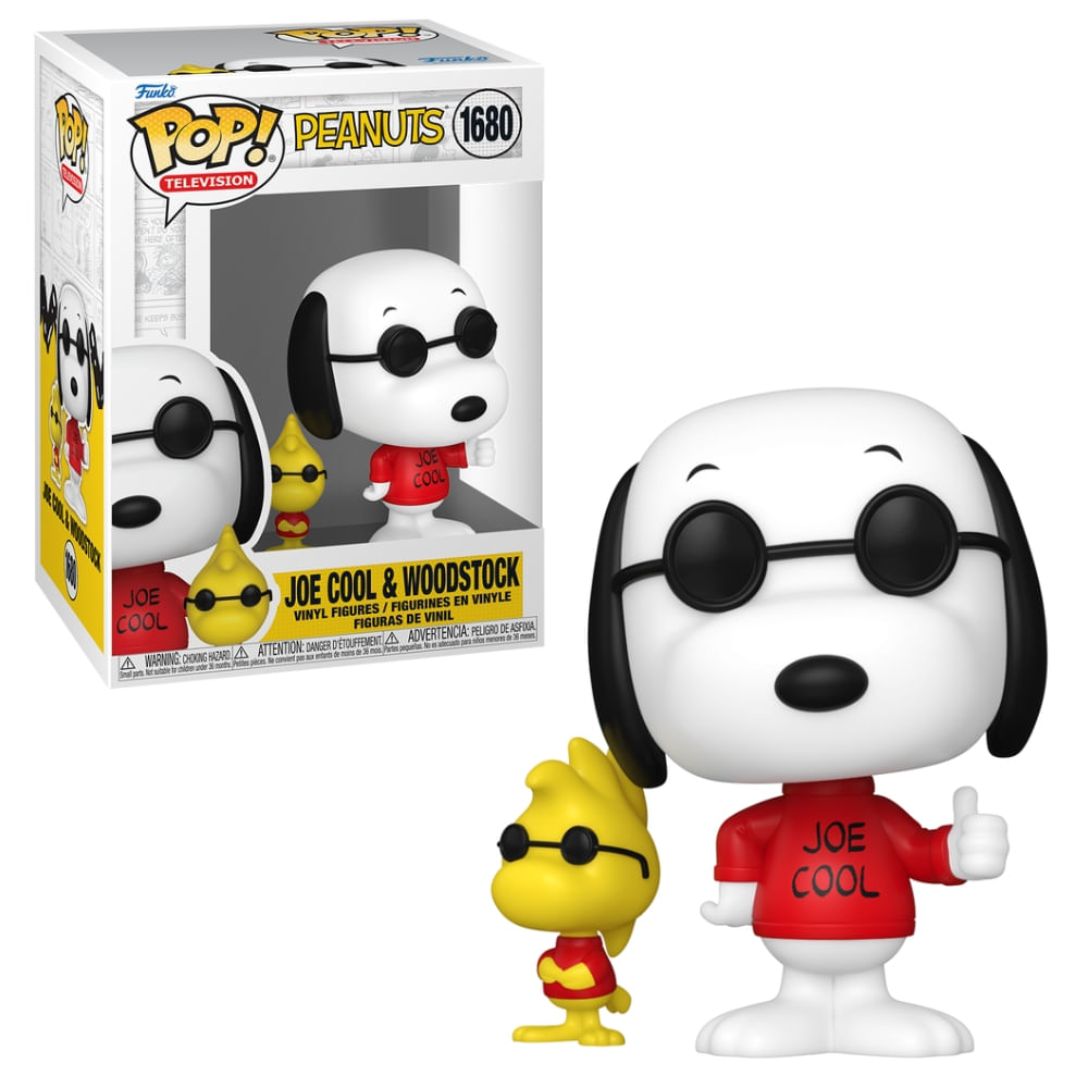 Boneco Funko Pop! & Buddy Snoopy - Joe Cool e Woodstock