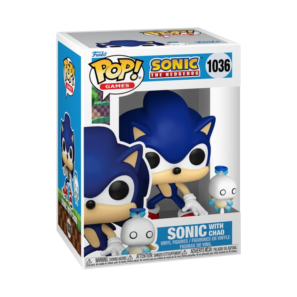 Boneco Funko Pop! & Buddy Sonic The Hedgehog - Sonic e Chao - Imagem 3