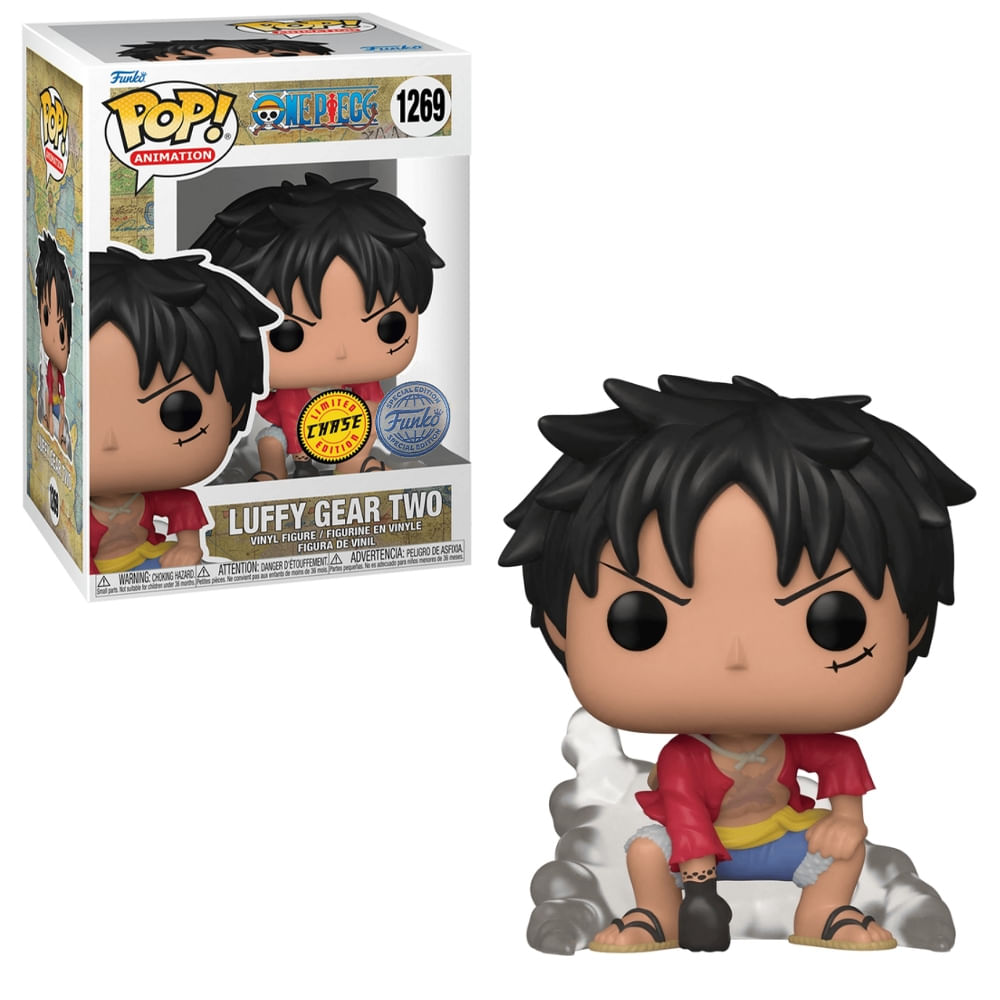 Boneco Funko Pop! One Piece - Luffy Gear Tw Chase