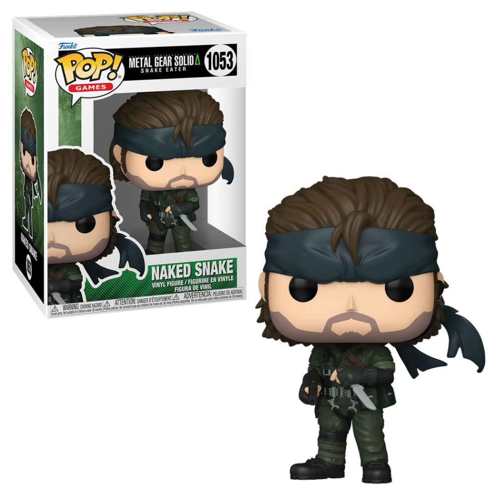 Boneco Funko Pop! Metal Gear Solid - Naked Snake