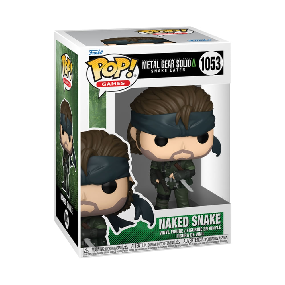 Boneco Funko Pop! Metal Gear Solid - Naked Snake - Imagem 3