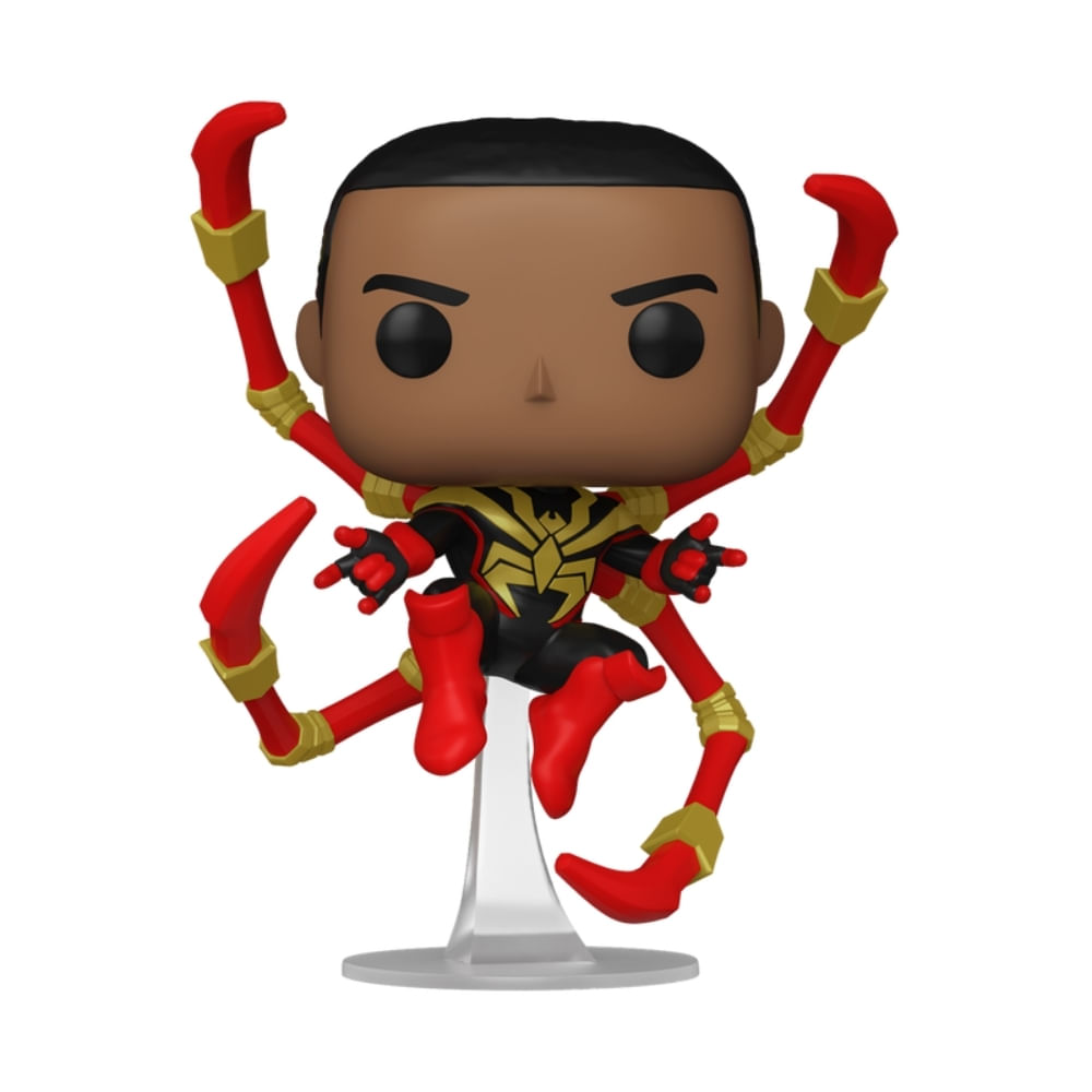 Boneco Funko Pop! Marvel HQ - Miles Homem-Aranha de Ferro Chase - Imagem 2