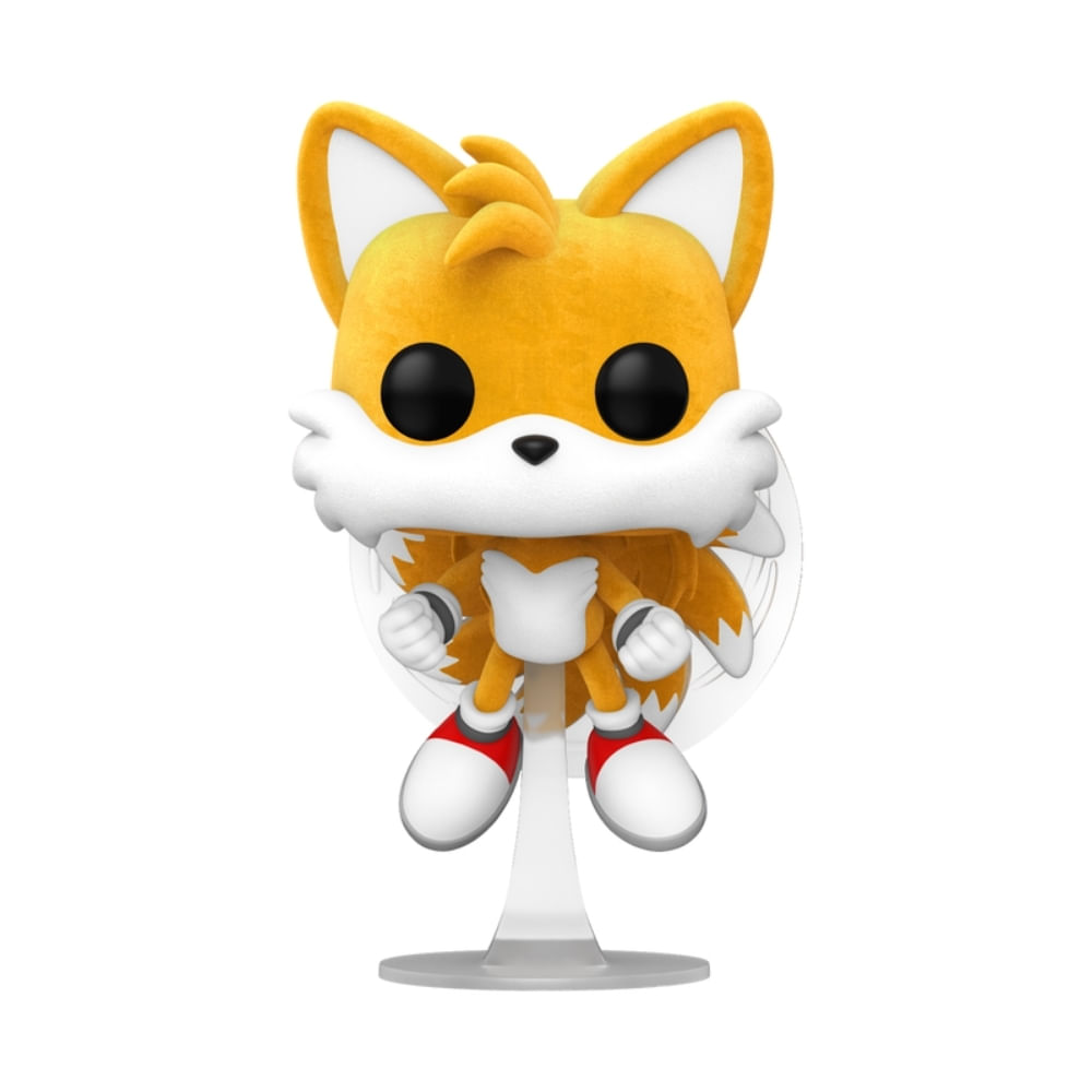 Boneco Funko Pop! Sonic the Hedgehog - Tails Voando Chase - Imagem 3