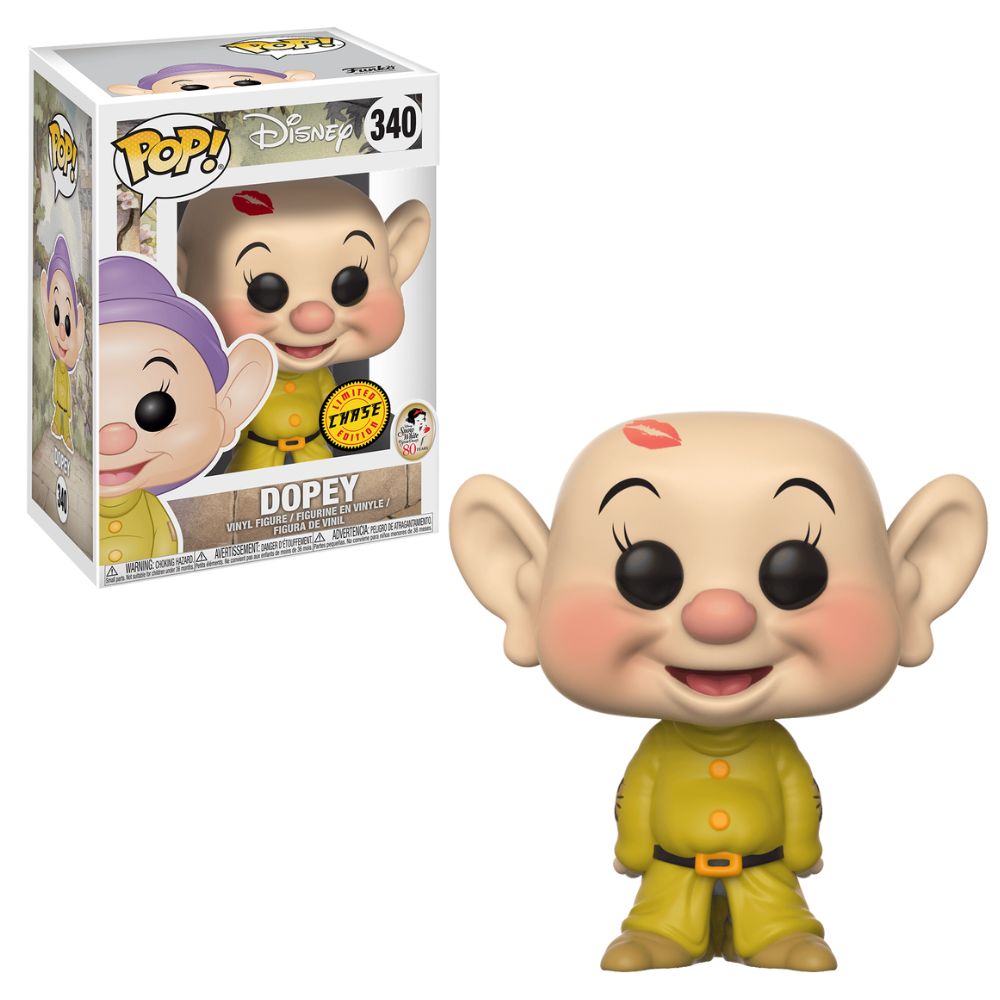 Boneco Funko Pop! Disney Branca de Neve - Dunga Chase