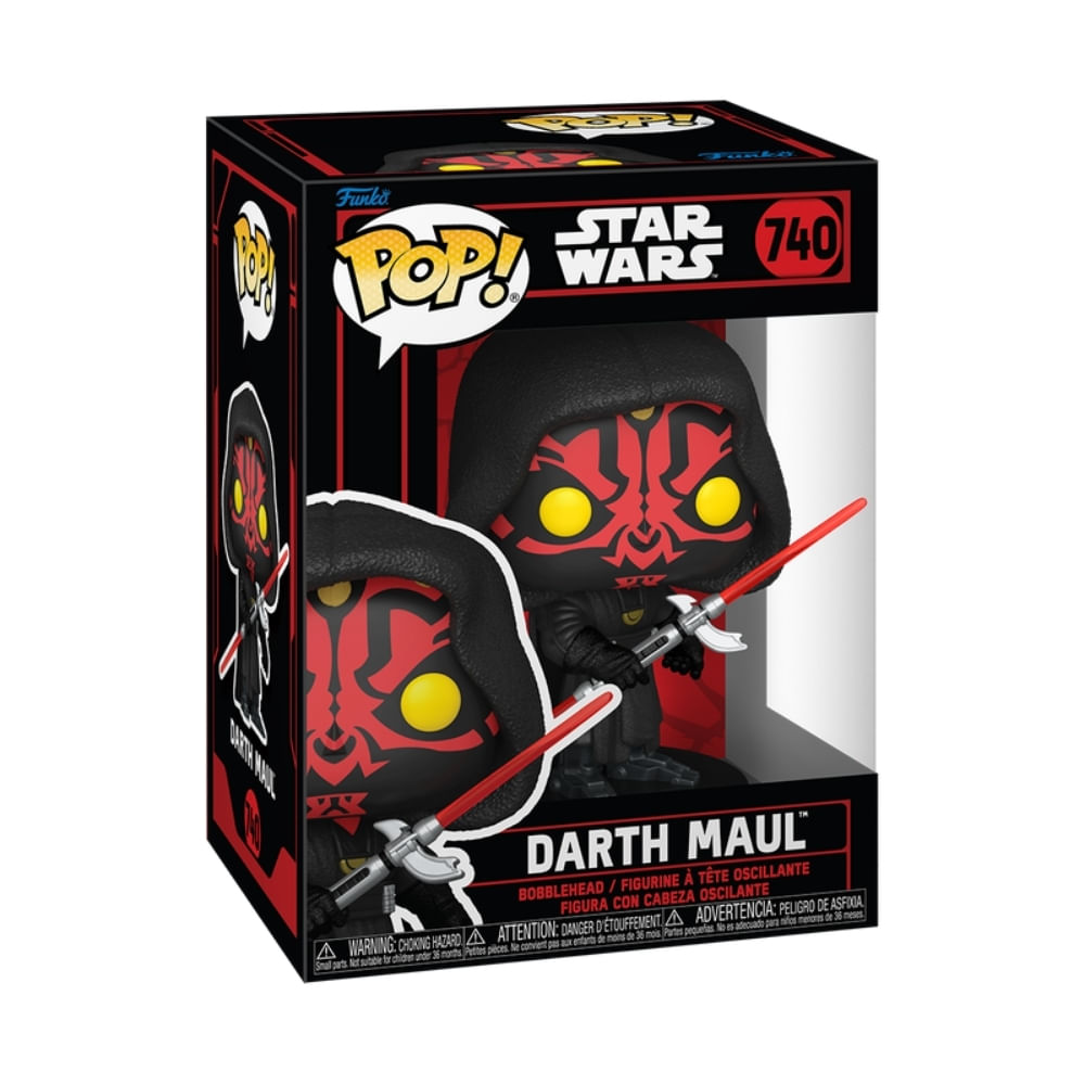 Boneco Funko Pop! Star Wars - Darth Maul - Imagem 2