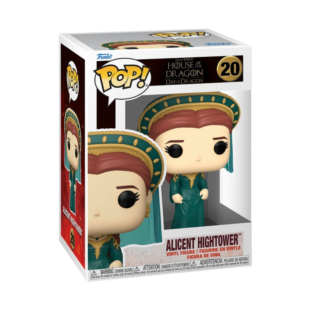 Boneco Funko Pop! A Casa do Dragão - Alicent Hightower - Imagem 3