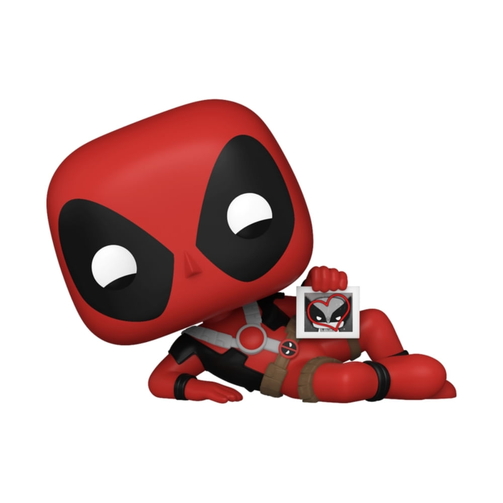 Boneco Funko Pop! Marvel Deadpool com Foto do Wolverine - Imagem 3