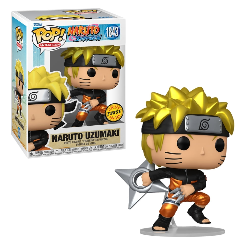 Boneco Funko Pop! Naruto Shippuden - Uzumaki Shuriken Chase