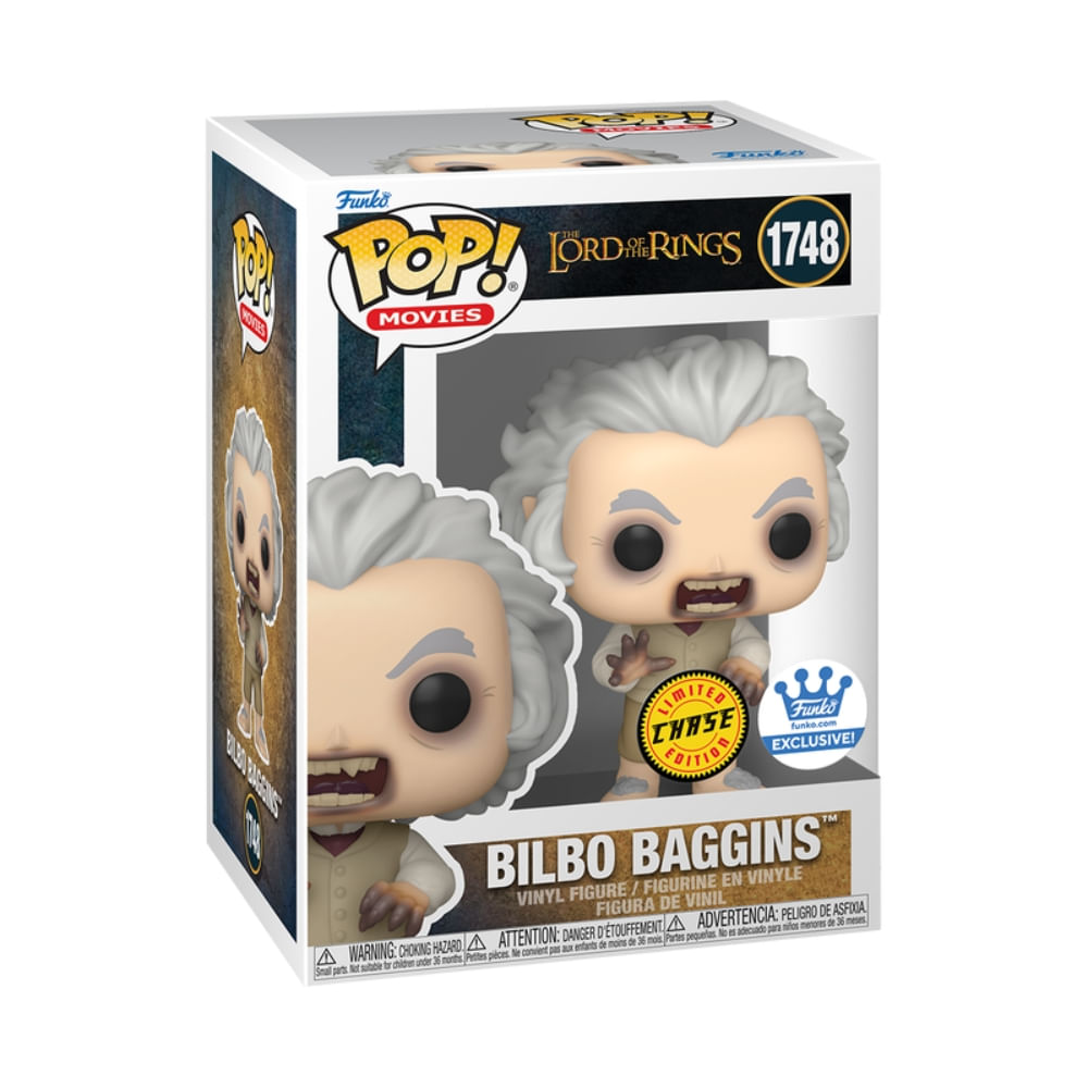 Boneco Funko Pop! O Senhor dos Anéis - Bilbo Bolseiro Chase - Imagem 3