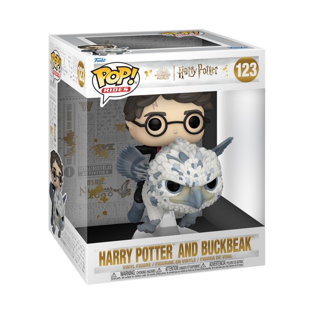Boneco Funko Pop! Rides Deluxe - Harry Potter - Harry & Bicuço - Imagem 3