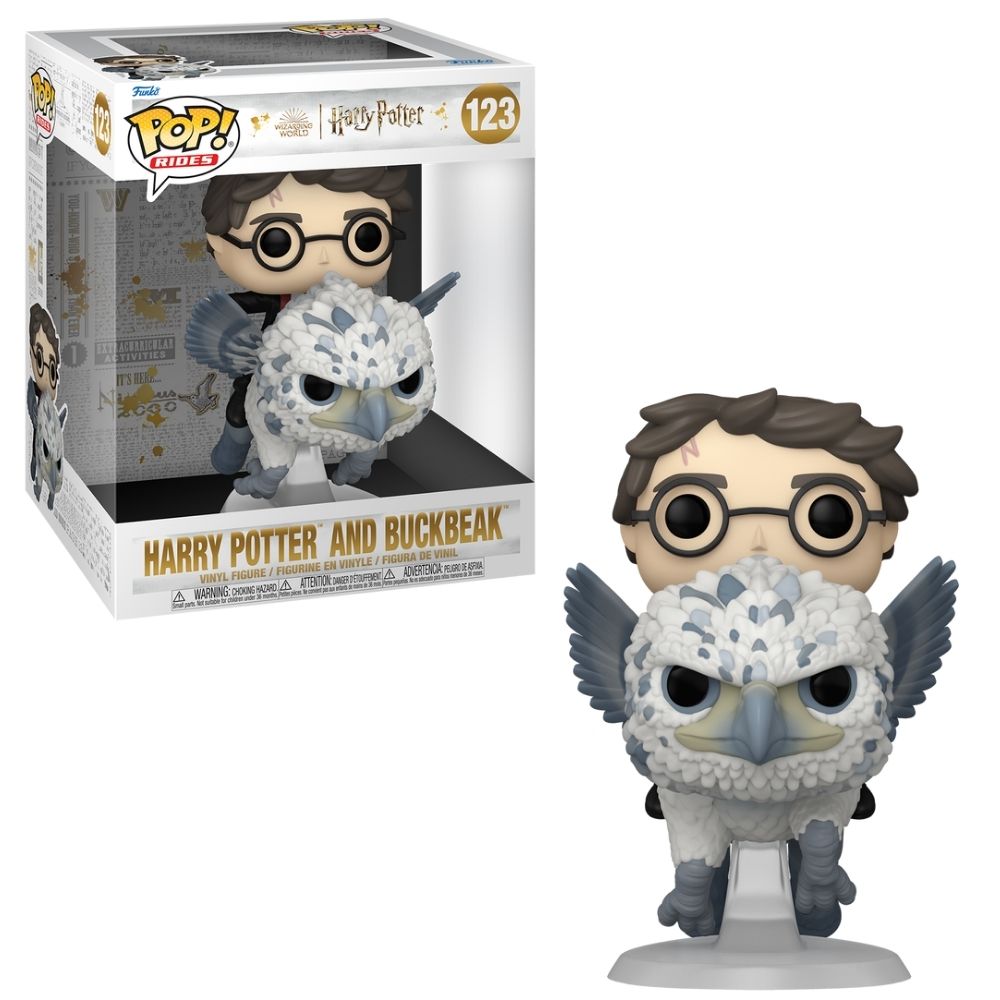 Boneco Funko Pop! Rides Deluxe - Harry Potter - Harry & Bicuço