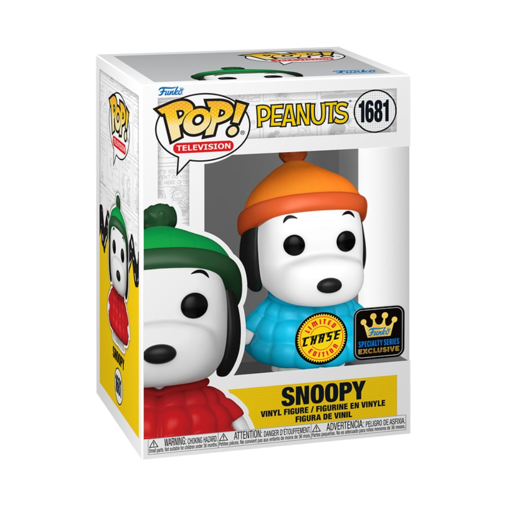 Boneco Funko Pop! Snoopy - Snoopy de Jaqueta Chase - Imagem 3