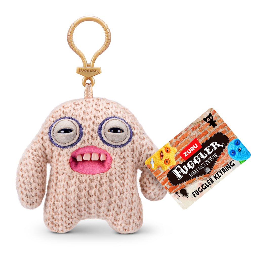 Chaveiro de Pelúcia Fuggler Key Rings 13cm - Mr Needles - Imagem 3