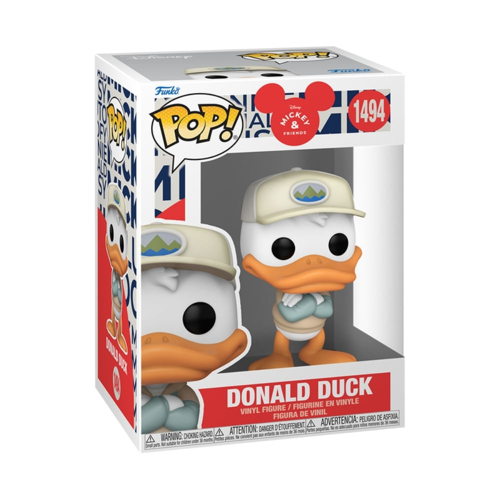 Boneco Funko Pop! Disney Vida Real - Pato Donald de Moletom - Imagem 3