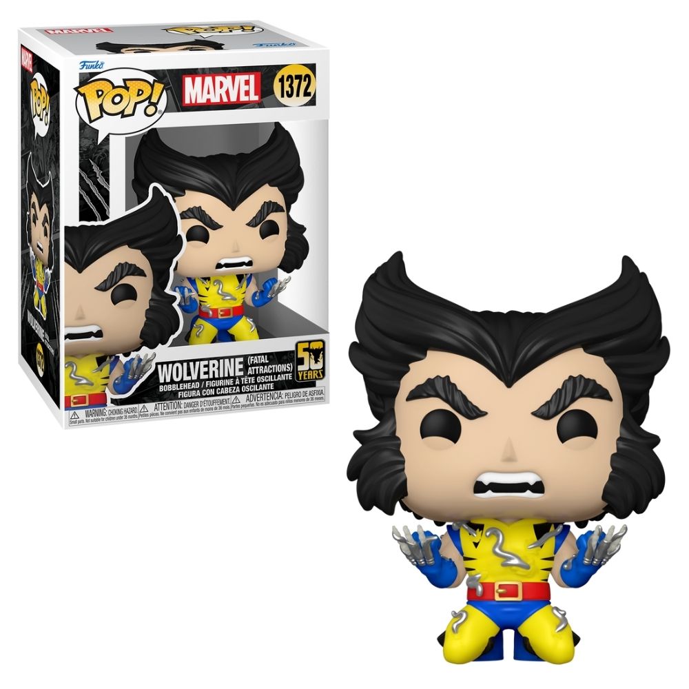 Boneco Funko Pop! Marvel Wolverine 50 Anos - Wolverine (Fatal Attractions)