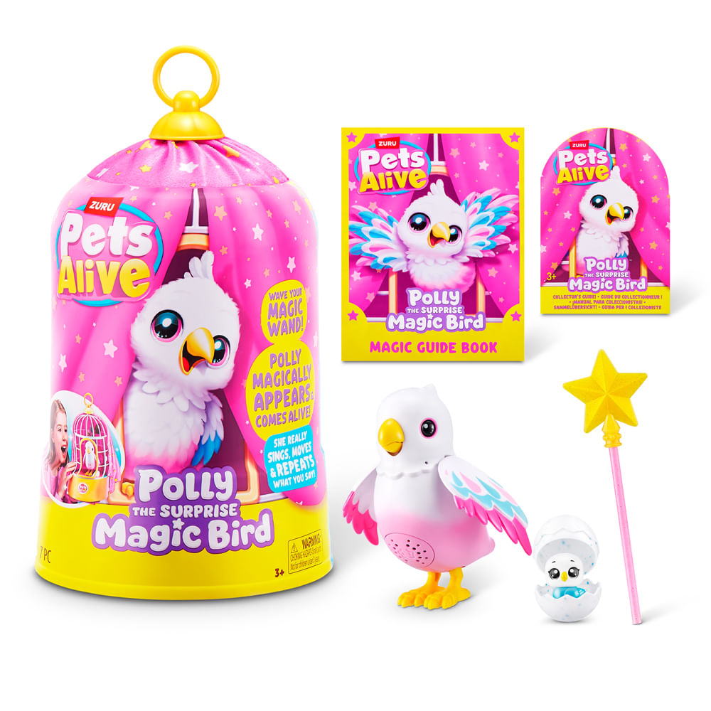 Passarinha Mágica Polly Pets Alive The Magic Bird - Imagem 4