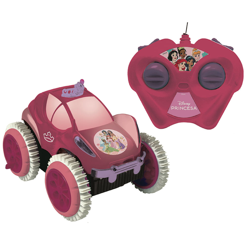 Carrinho de Controle Remoto Princesas Giro Encantado