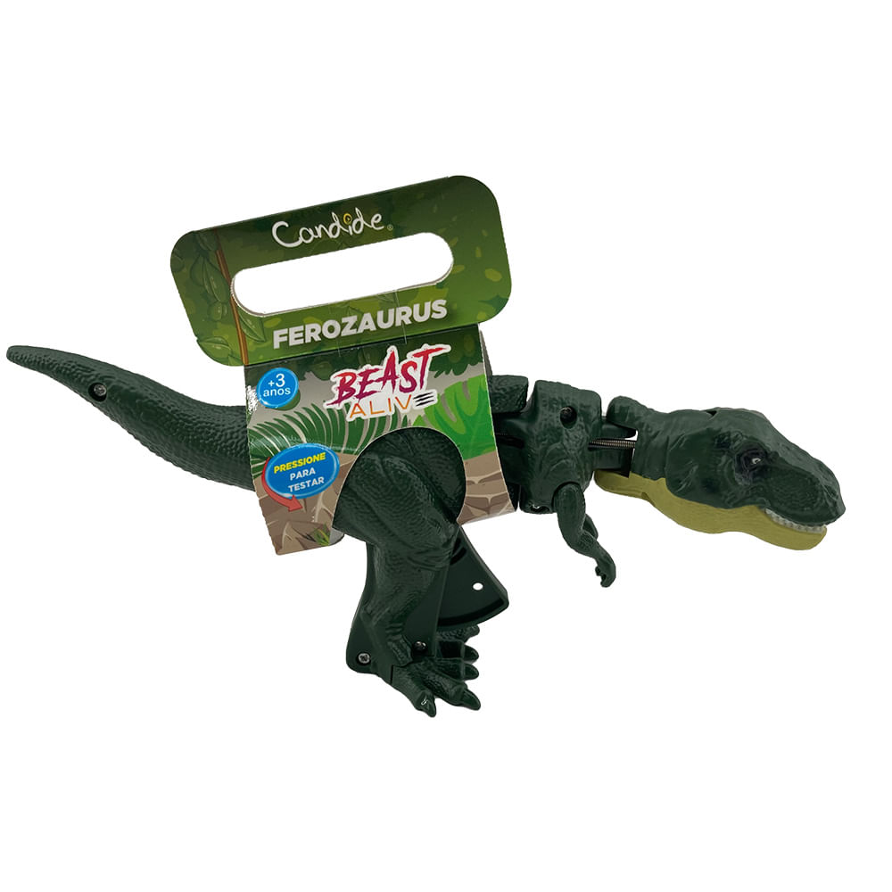 Dinossauro Beast Alive Ferozaurus - Verde - Imagem 3