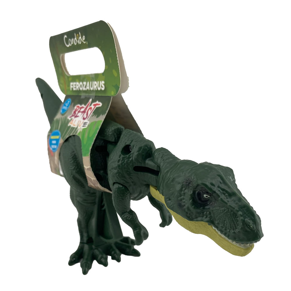 Dinossauro Beast Alive Ferozaurus - Verde - Imagem 9