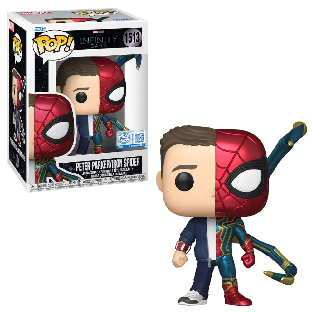 Boneco Funko Pop! Marvel Splits - Homem-Aranha/Peter