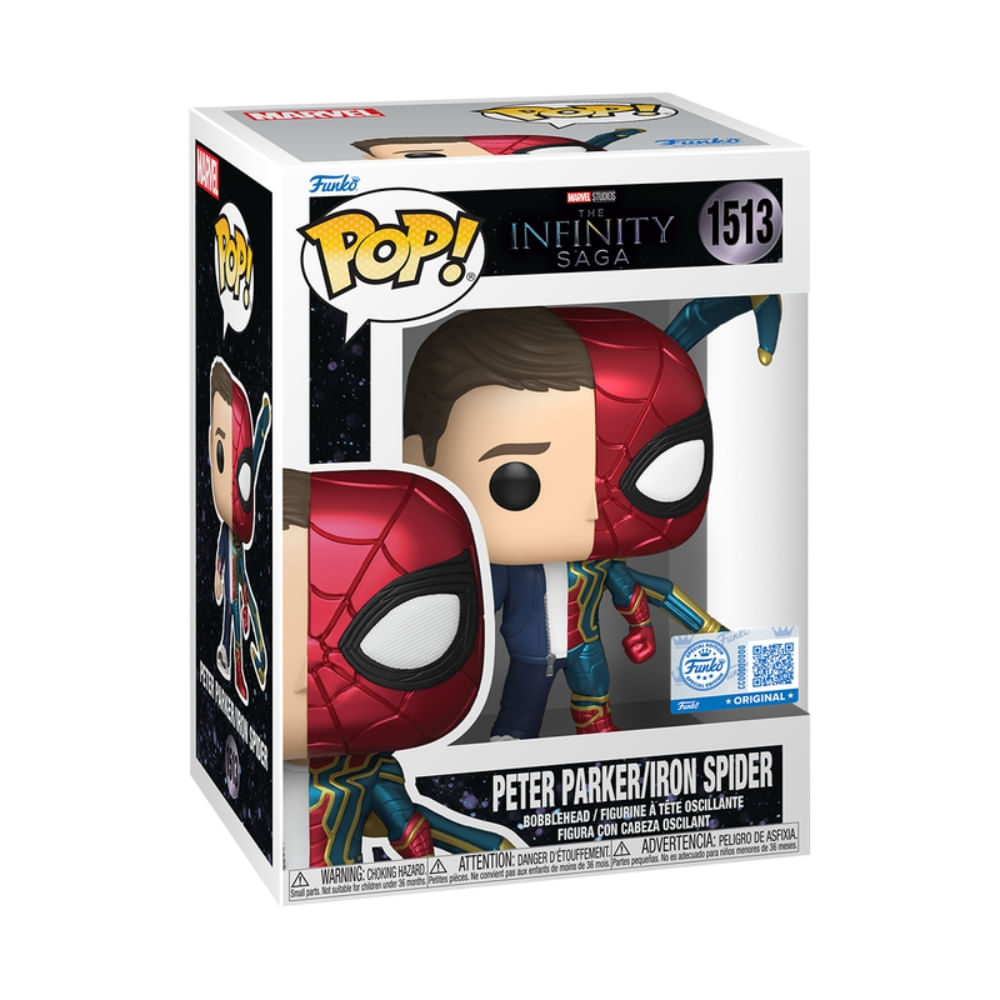 Boneco Funko Pop! Marvel Splits - Homem-Aranha/Peter - Imagem 3