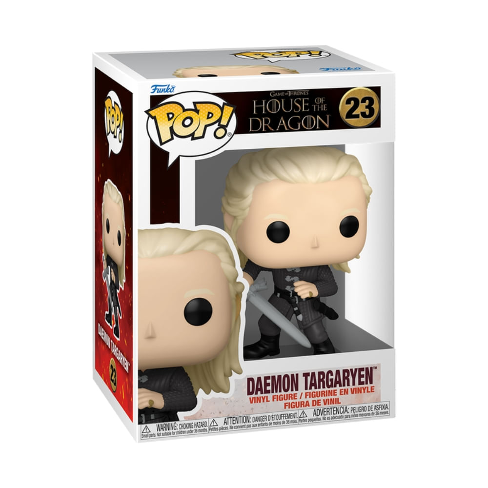 Boneco Funko Pop! A Casa do Dragão - Daemon com Espada - Imagem 3