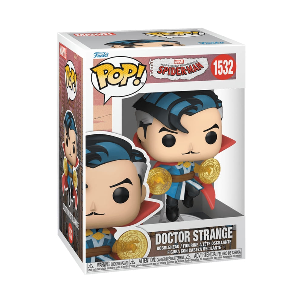 Boneco Funko Pop! Marvel Homem-Aranha Amigão da Vizinhança - Doutor Estranho - Imagem 2