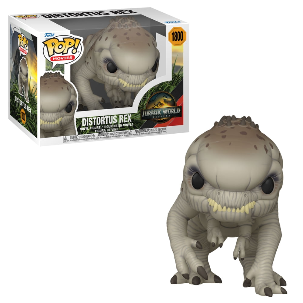 Boneco Funko Pop! Jurassic World Recomeço - Distortus Rex